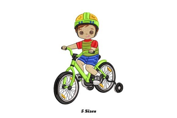 Boy Rides a Bicycle: An Embroidery Review for Sellers