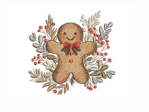 Christmas Cookie Gingerbread Embroidery Design Review