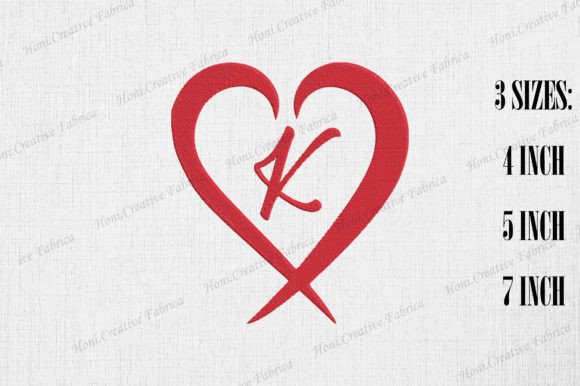Letter K with Heart Valentine's Day Review