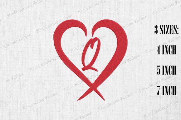 Letter Q with Heart Valentine's Day Review