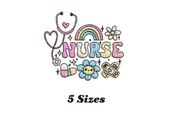 Retro Nurse: A Professional Embroidery Design Review