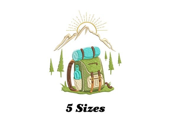 Review: Hiking Backpack Embroidery Design for Gifts