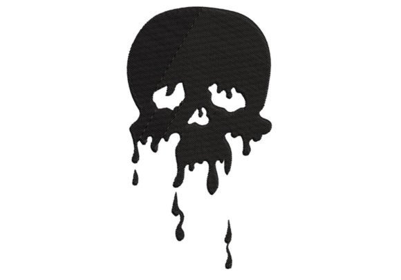 Reviewing the Melting Skull Embroidery Design