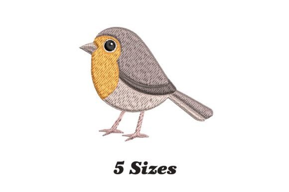 Robin Bird Embroidery Design Review for Apparel